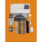 Fırsattan Hk9 Ultra2 Max 49MM Akıllı Saat Chat Gpt/dahili Hafıza/3d Animasyon Super Amoled Adaptörlü Set - Gümüş - Gri