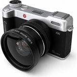 Fırsattan X90 64 Mp 4K Dijital Fotoğraf Makinesi 16X Zoom 3.0" IPS Macro ve Geniş Açı Lens - Siyah