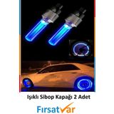 FırsatVar Işıklı Sibop Kapağı Motosiklet Elektrikli Bisiklet Hareket Sensörlü Renkli Teker Işığı Pilli