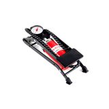 FırsatYeri Ayak Pompası Basınç Göstergeli Metal 29x8,5 cm 3 Uçlu Lastik Top Bisiklet Şişirme