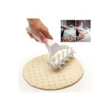 FırsatYeri Hamur Şekillendirici Rulo Seti 2 Adet Plastik 12,5x21 cm Pizza Milföy Hamuru Pişirme Aracı