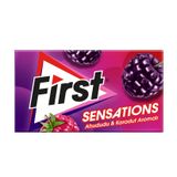 First 27 gr Sensations Ahududu ve Karadut Aromalı Sakız (12 adet)