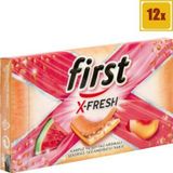 First 27 gr Sensations X-Fresh Şeftali Karpuz Aromalı Sakız (12 adet)
