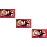 First 60 Dk Infinity Karpuz & Şeftali Aromalı Şekersiz Tatlandırıcılı Sakız - 3'lü Paket - 27 gr