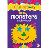 First Activity Wipe Clean Sticker: Funny Monsters