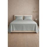 First Choice %100 Pamuk Saten 200 Tc (80 Tel) Düz Çarşaf Seti Gri - 180 x 240