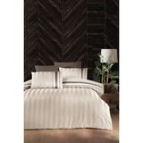 First Choice Artwel %100 Pamuk 200 Tc (80 Tel) Deluxe Saten Tek Kişilik Nevresim Takımı - Şampanya - 160 x 220 cm