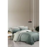 First Choice Caylee %100 Pamuk 200 Tc (80 Tel) Dijital Baskılı Çift Kişilik Nevresim Takımı - Haki - 200 x 220 cm