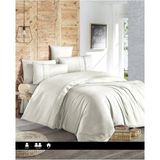 First Choice Çift Kişilik Deluxe Ranforce Nevresim Takımı Gala - Krem - 200 x 220 cm