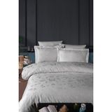 First Choice Corina %100 Pamuk 200 Tc (80 Tel) Jakarlı Saten Tek Kişilik Nevresim Takımı - Kum - 160 x 220 cm