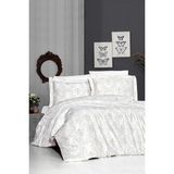 First Choice Delmor %100 Pamuk Saten 200 Tc (80 Tel) Tek Kişilik Nevresim Takımı - Krem - 160 x 220 cm