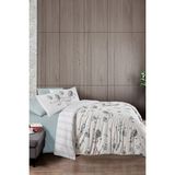 First Choice Duko %100 Pamuk 150 Tc (60 Tel) Ranforce Tek Kişilik Nevresim Takımı - Beyaz - 160 x 220 cm