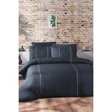 First Choice Elegant %100 Pamuk 150 Tc (60 Tel) Deluxe Ranforce Çift Kişilik Nevresim Takımı - Lacivert - 200 x 220 cm