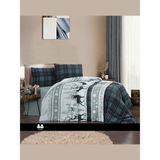 First Choice Flanel Nevresim Takımı Happiness Green Çift Kişilik - 200 x 220 cm - Yeşil