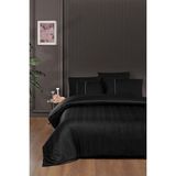 First Choice Fredan %100 Pamuk 150 Tc (56 Tel) Deluxe Ranforce Çift Kişilik Nevresim Takımı - Siyah - 200 x 220 cm