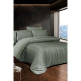 First Choice Fredan %100 Pamuk 150 Tc (60 Tel) Deluxe Ranforce Çift Kişilik Nevresim Takımı - Yeşil - 200 x 220 cm