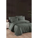 First Choice Gomez %100 Pamuk 200 Tc (80 Tel) Nakışlı Çift Kişilik Nevresim Takımı - Yeşil - 200 x 220 cm