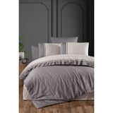 First Choice Groovy %100 Pamuk 200 Tc Deluxe Saten (80 Tel) Çift Kişilik Nevresim Takımı - Gri - 200 x 220 cm