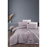 First Choice Hardy %100 Pamuk 150 Tc (60 Tel) Ranforce Çift Kişilik Nevresim Takımı - Mor - 200 x 220 cm