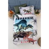 First Choice Jurassic %100 Pamuk 150 Tc (56 Tel) Jakarlı Tek Kişilik Nevresim Takımı - Yeşil - 160 x 220 cm