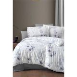 First Choice Leena %100 Pamuk Saten 200 Tc (80 Tel) Çift Kişilik Nevresim Takımı - Mor - 200 x 220 cm
