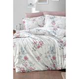 First Choice Leena %100 Pamuk Saten 200 Tc (80 Tel) Çift Kişilik Nevresim Takımı - Pudra - 200 x 220 cm