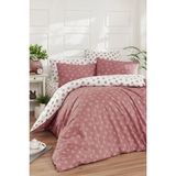 First Choice Light %100 Pamuk 150 Tc (60 Tel) Ranforce Tek Kişilik Nevresim Takımı - Rose - 160 x 220 cm