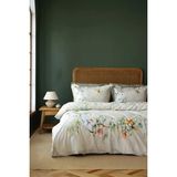 First Choice Loretto %100 Pamuk 200 Tc (80 Tel) Dijital Baskılı Çift Kişilik Nevresim Takımı - Krem - 200 x 220 cm