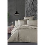 First Choice Modalife %100 Pamuk 200 Tc Deluxe Saten (80 Tel) Çift Kişilik Nevresim Takımı - Toprak - 200 x 220 cm