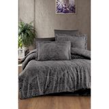 First Choice Neva %100 Pamuk Saten 200 Tc (80 Tel) Çift Kişilik Nevresim Takımı - Kahve - 200 x 220 cm