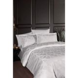 First Choice Nichol %100 Pamuk 200 Tc (80 Tel) Jakarlı Saten Çift Kişilik Nevresim Takımı - Kum - 200 x 220 cm