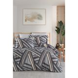 First Choice Radolf %100 Pamuk Saten 200 Tc (80 Tel) Çift Kişilik Nevresim Takımı - Gri - 200 x 220 cm