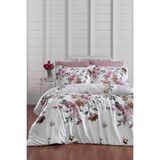 First Choice Serra %100 Pamuk Saten 200 Tc (80 Tel) Çift Kişilik Nevresim Takımı - Pudra - 200 x 220 cm