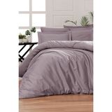 First Choice Snazzy %100 Pamuk Saten 200 Tc (80 Tel) Çift Kişilik Nevresim Takımı - Mor - 200 x 220 cm