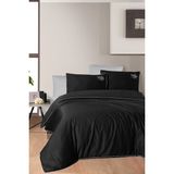 First Choice Timeless %100 Pamuk Deluxe Saten 200 Tc (80 Tel) Çift Kişilik Nevresim Takımı - Siyah - 200 x 220 cm
