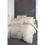 First Choice Wisteria %100 Pamuk Saten 200 TC (80 Tel) Tek Kişilik Nevresim Takımı