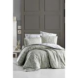 First Choice Zena %100 Pamuk 150 Tc (56 Tel) Ranforce Çift Kişilik Nevresim Takımı - Yeşil - 200 x 220 cm