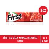 First Çilek Aromalı Sakız 13,5 gr - 24 Adet - 80 gr