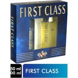 First Class 150 ml Erkek Deodorant ve 100 ml Parfüm Pudrasız Sprey Cinsiyet: Erkek Seti 8690586016452