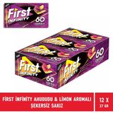 First Infinity 60 Dakika Ahududu & Limon Aromalı Şekersiz Sakız - 12 Adet