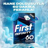 First Infinity 60 Dakika Nane Aromalı Şekersiz Draje Sakız 27 gr Süren Ferahlık