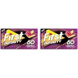 First Infinity 60 DK Ahududu & Limon Aromalı Şekersiz Sakız 27 gr 2li paket