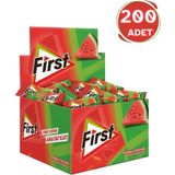 First Karpuz Aromalı Sakız 200 Adet 1,7 g Taze Tatlı Karpuz Aroması ile Lezzetli - 1,4 gr