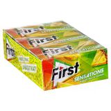 First Sensation Sakız 12X27g Tropical Tropikal Aromalı Ferahlatıcı Sakız 6'Li Avantaj Paketi