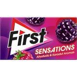First Sensations Ahududu Karadut Aromalı Şekersiz Sakız 27 gr - 0,5 gr