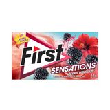 First Sensations Berry Hibisküs Aromalı Şekersiz Sakız 27 gr 12 Adet