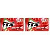 First Sensations Çilek Aromalı Sakız 27 gr 2li paket