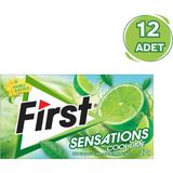 First Sensations Cool Lime Aromalı 27 gr Sakız 12 Adet Karışık Tat ile Ferahlatıcı Deneyim