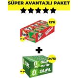 First Sensations Karpuz Aromalı Sakız (27GR x 12 Adet)- Olips Nane 24'lü Paket (28GR x 24 Adet) - 48 Adet