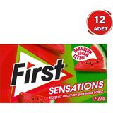 First Sensations Karpuz Aromalı Şekersiz Sakız 27g - 12 Adet - 27 gr